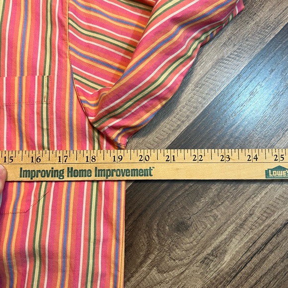 Vintage 90s GAP Striped Long Sleeve Button Up Shirt Women’s Cotton Sz L Preppy - Picture 8 of 9